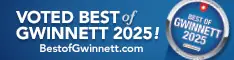Voted Best of Gwinnett 2023